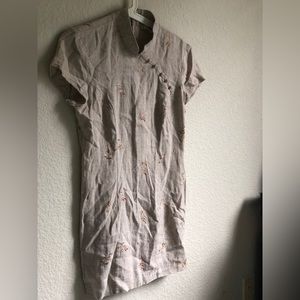 Womens nude dress